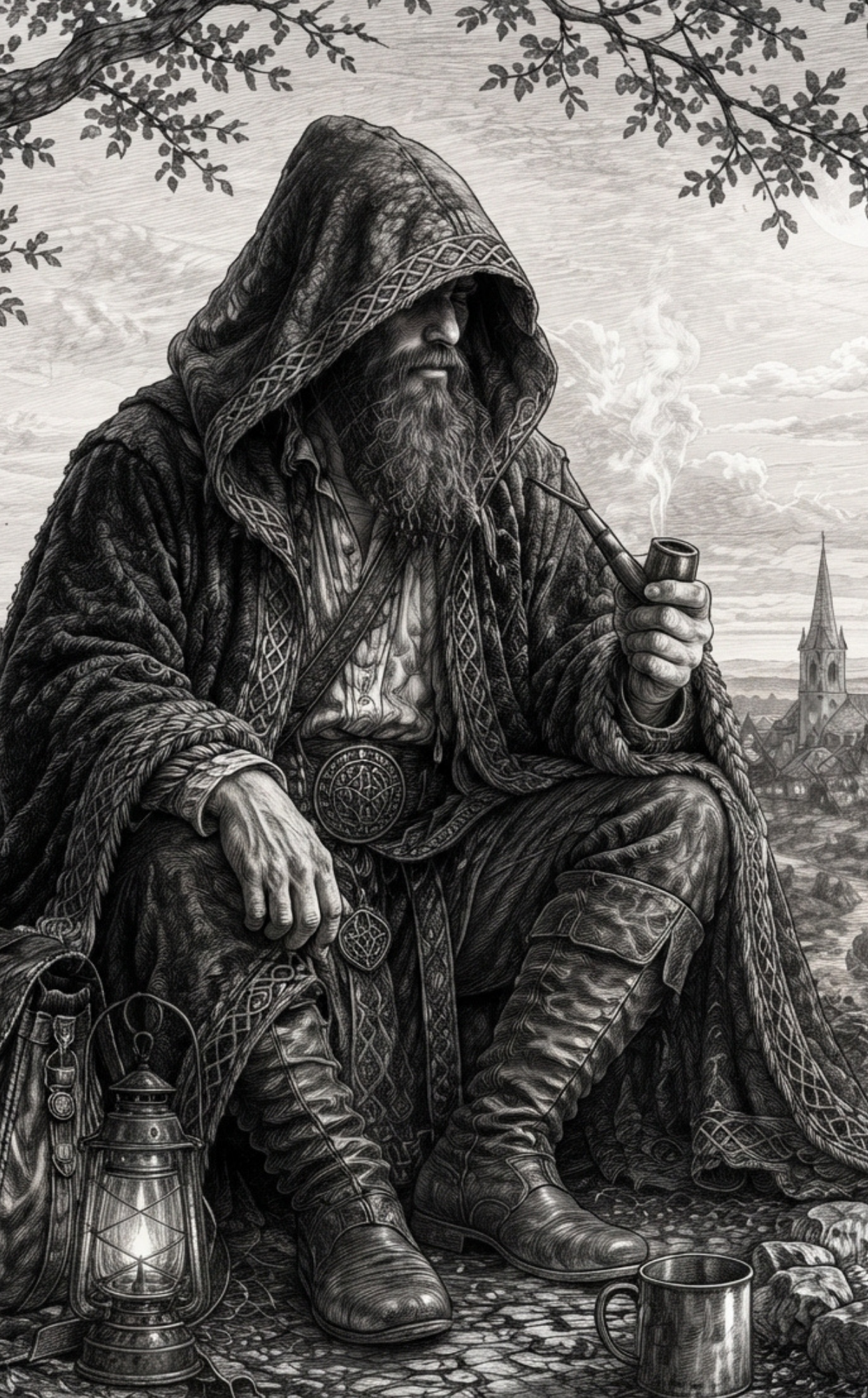 Samhain, balade contée entre deux mondes. (Livre Broché, François Boute) – Image 4